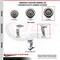 Service Caster 6 Inch Thermoplastic Rubber Caster Set with Ball Bearings 2 Swivel 2 Rigid SCC-20S620-TPRBF-2-R-2 - alternate 2